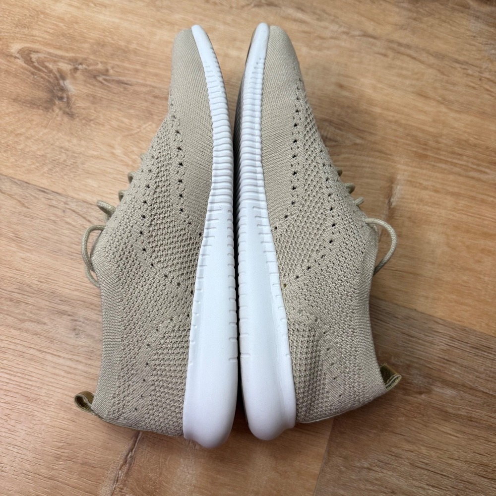 Cole Haan Women's 2 Zerogrand Knit Sneakers Tan Gold Lace Up Casual Shoes ‎ 8.5 - Picture 5 of 9
